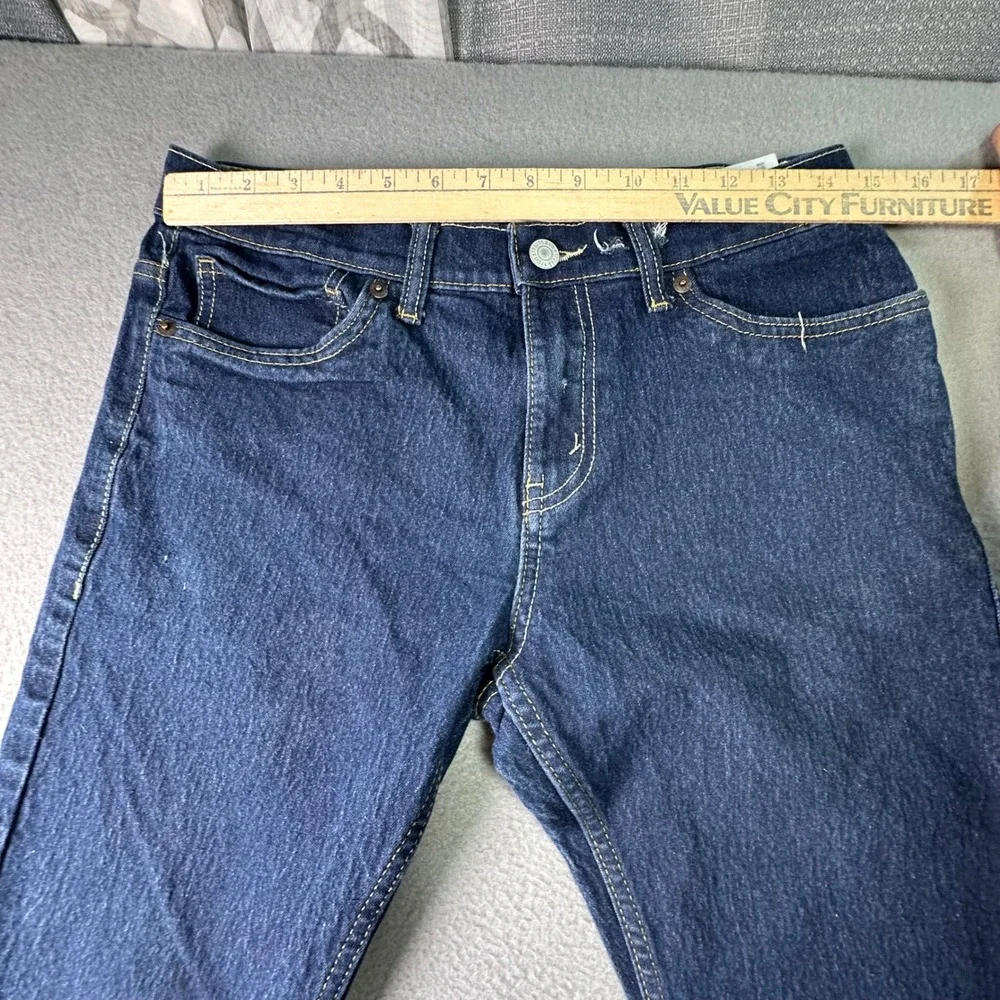 Levi's 511 Slim Kids Jeans Dark Wash Denim Pants Size 18 Reg‎ Blue Casual